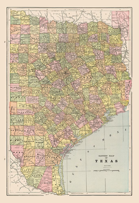 Picture of EASTERN TEXAS - CRAM 1892