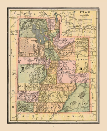 Picture of UTAH, UNITED STATES - CRAM 1888