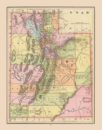 Picture of UTAH - CRAM 1892