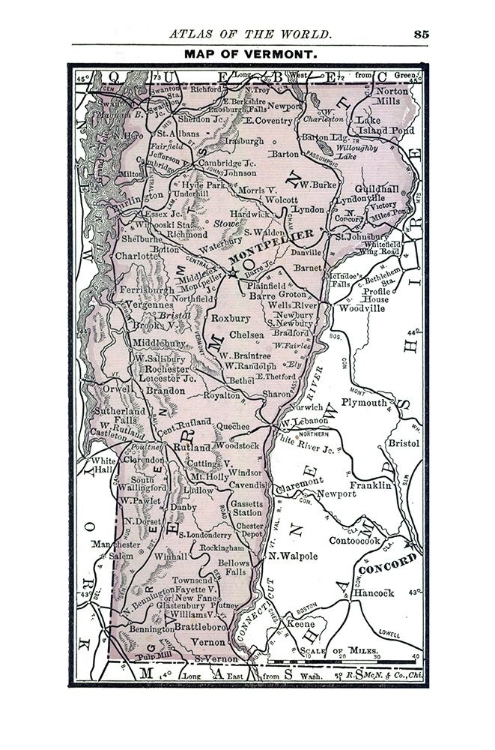 Picture of VERMONT - ALDEN 1886