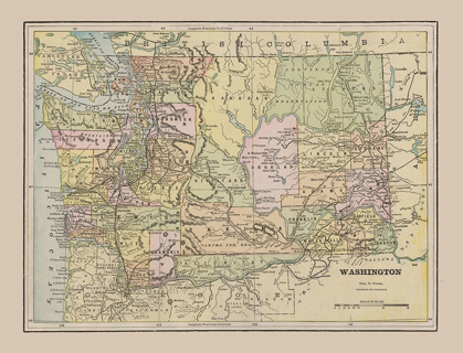 Picture of WASHINGTON - CRAM 1892