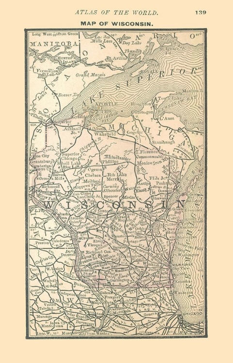 Picture of WISCONSIN - ALDEN 1886