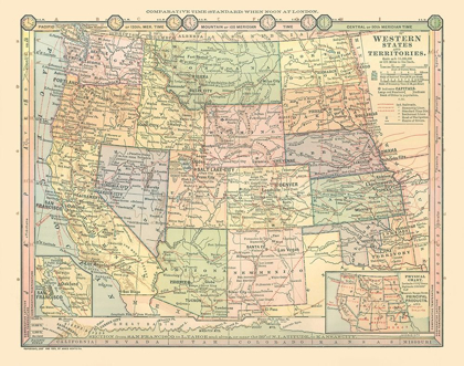 Picture of WESTERN STATES - MONTEITH 1882