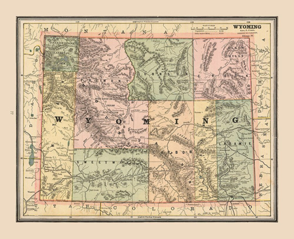 Picture of WYOMING, UNITED STATES - CRAM 1888