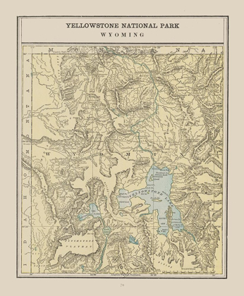 Picture of YELLOWSTONE PARK - CRAM 1892
