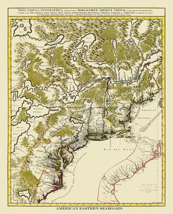 Picture of AMERICAN EASTERN SEABOARD - 1730