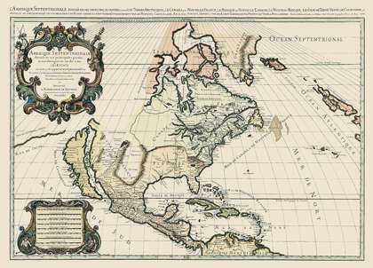 Picture of AMERIQUE SEPTENTRIONALE - 1674