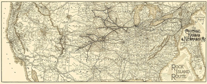 Picture of CHICAGO, KANSAS AND NEBRASKA RAILROAD 1888