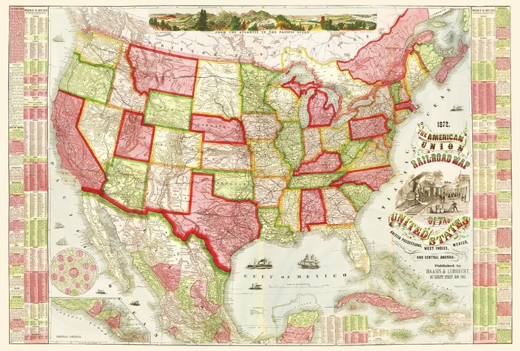 Picture of AMERICAN UNION RAILROADS - HAASIS 1866