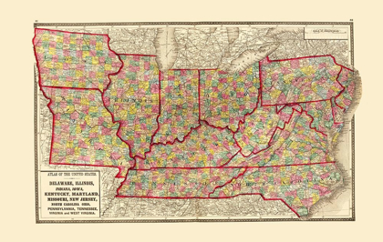 Picture of US - IOWA AND MISSOURI - PENNSYLVANIA AND CAROLINA