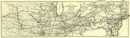 Picture of IOWA AND MISSOURI STATE LINE RAILROAD 1868