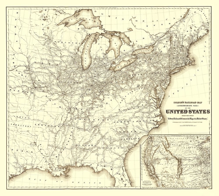 Picture of UNITED STATES RAILROADS - COLTON 1870