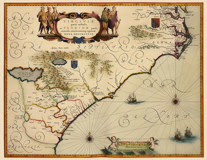 Picture of SOUTHEAST UNITED STATES - BLAEU 1640