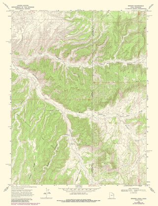 Picture of DRAGON UTAH QUAD - USGS 1968