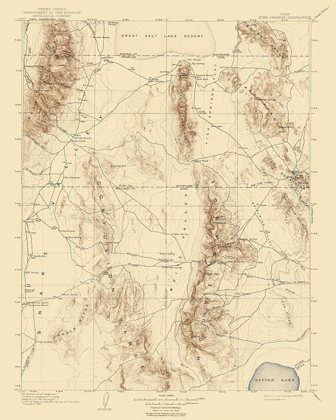 Picture of FISH SPRINGS UTAH QUAD - USGS 1910