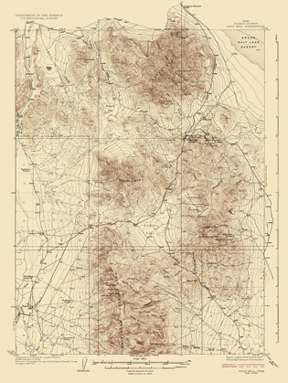 Picture of GOLD HILL UTAH QUAD - USGS 1928