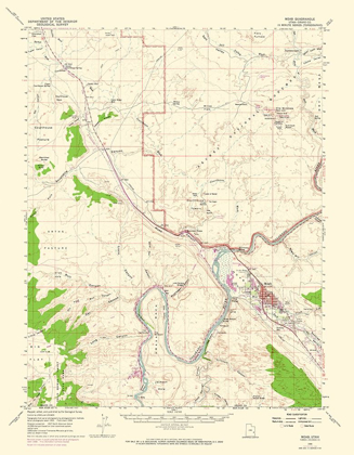 Picture of MOAB UTAH QUAD - USGS 1959