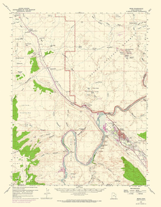 Picture of MOAB UTAH QUAD - USGS 1959