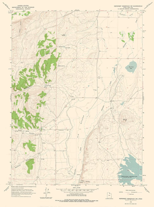 Picture of NORTH WEST NEPONSET RESERVOIR UTAH QUAD - USGS