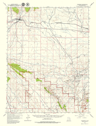 Picture of THOMPSON UTAH QUAD - USGS 1958