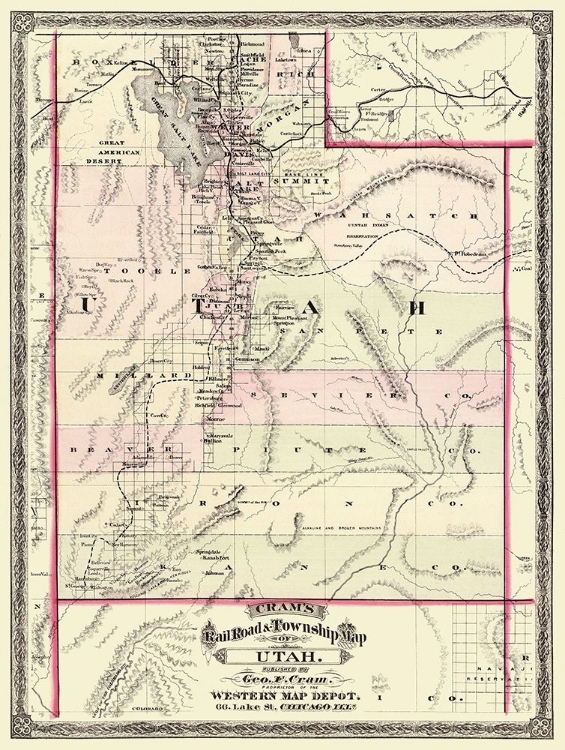 Picture of UTAH - CRAM 1875