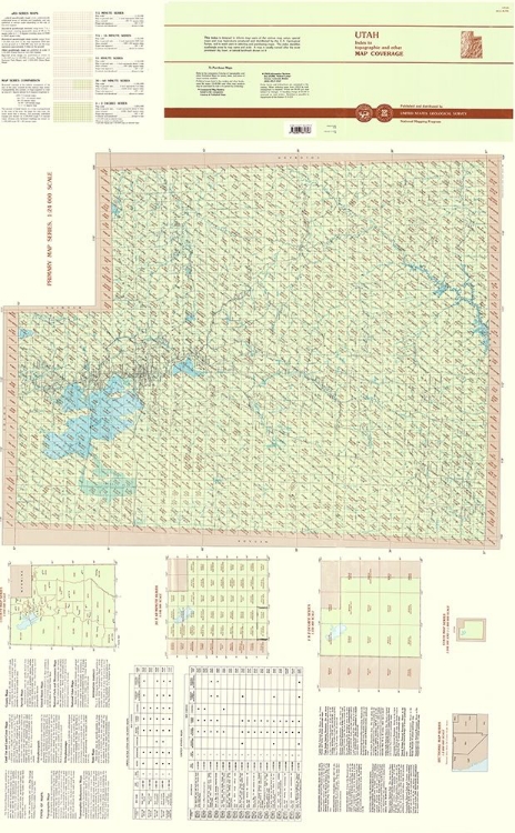 Picture of UTAH UTAH INDEX QUAD - USGS 1996