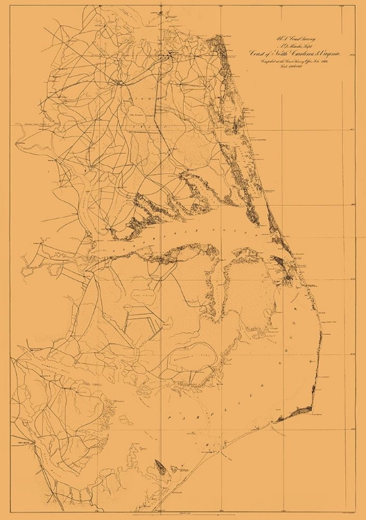 Picture of VIRGINIA NORTH CAROLINA  US COAST  - LINDENKOHL