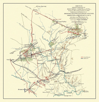 Picture of SECOND CORPS BRISTOE STATION MANASSAS JUNCTION