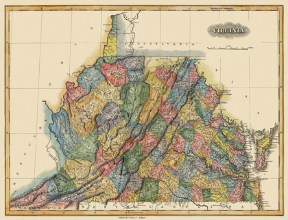 Picture of VIRGINIA - LUCAS 1823