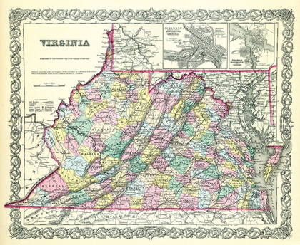 Picture of VIRGINIA - COLTON 1856