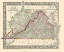 Picture of VIRGINIA, WEST VIRGINIA COUNTIES - MITCHELL 1863