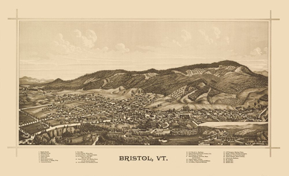 Picture of BRISTOL VERMONT - NORRIS 1889