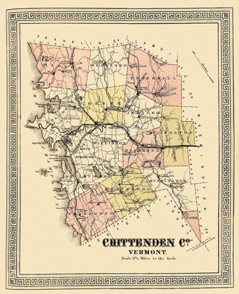 Picture of CHITTENDEN VERMONT - BEERS 1878