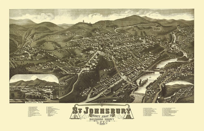 Picture of SAINT JOHNSBURY VERMONT - NORRIS 1884