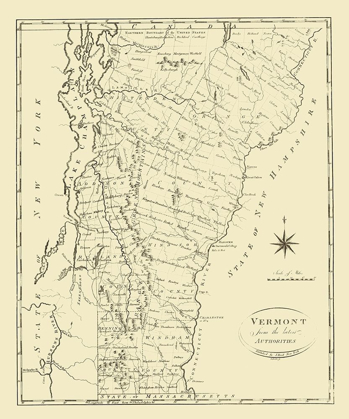 Picture of VERMONT - REID 1796