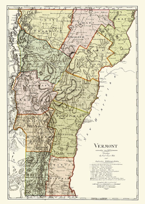 Picture of VERMONT - BOHN 1796