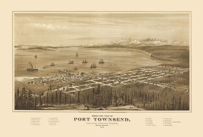 Picture of PORT TOWNSEND WASHINGTON - GLOVER 1878