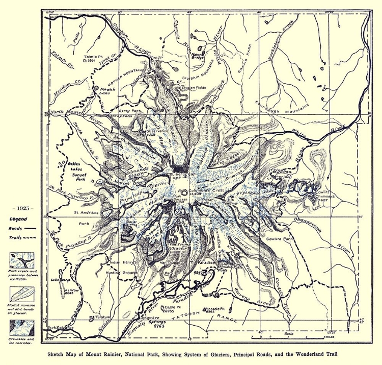 Picture of MOUNT RAINIER NATIONAL PARK 1925