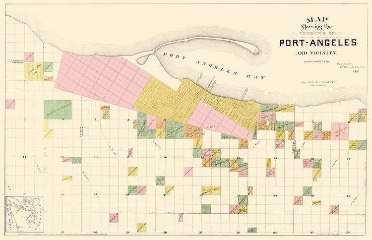 Picture of PORT ANGELES WASHINGTON - WARE 1891