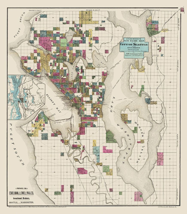 Picture of SEATTLE WASHINGTON LANDOWNER - ANDERSON 1890