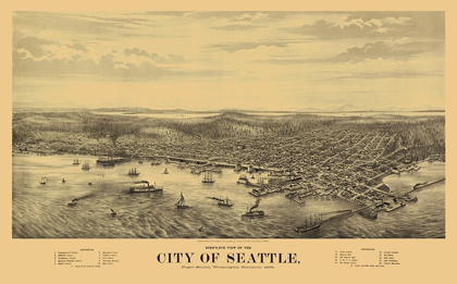 Picture of SEATTLE WASHINGTON - GLOVER 1878