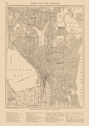 Picture of SEATTLE  WASHINGTON  - REYNOLD 1921