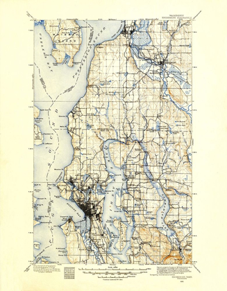 Picture of SNOHOMISH WASHINGTON QUAD - USGS 1895