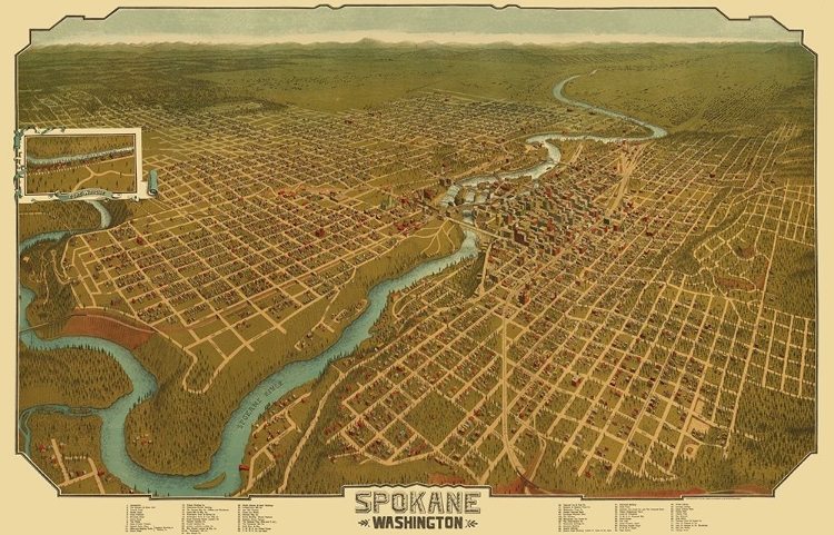 Picture of SPOKANE WASHINGTON - GRAHAM 1905