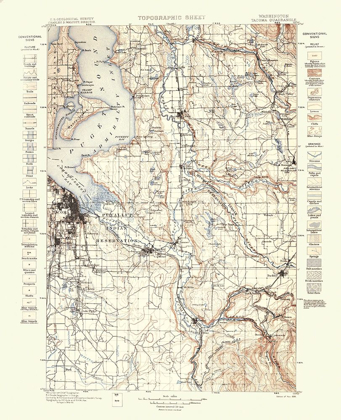 Picture of TACOMA WASHINGTON QUAD - USGS 1898