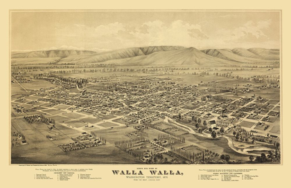 Picture of WALLA WALLA WASHINGTON - EVERTS 1876