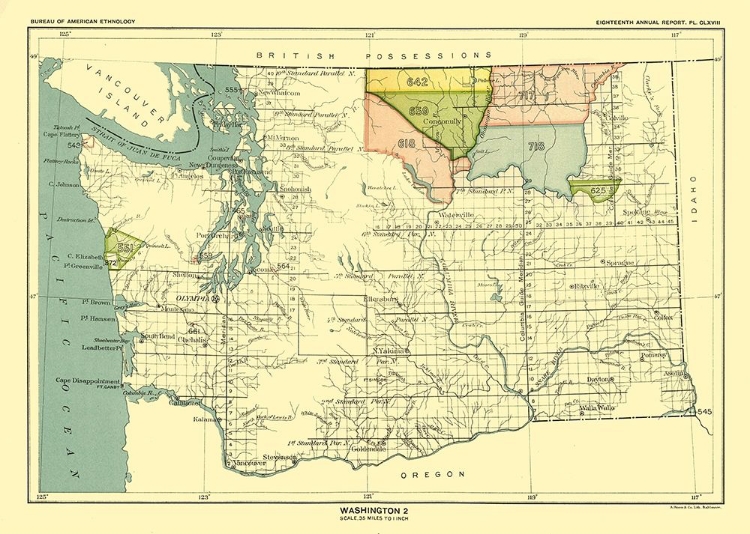 Picture of WASHINGTON - HOEN 1896