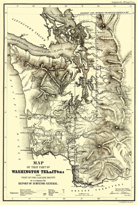 Picture of WASHINGTON TERRITORY - WEST OF CASCADES - DUVAL