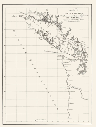 Picture of WASHINGTON COAST, VANCOUVER ISLAND - BEQUES 1791