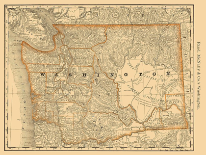 Picture of WASHINGTON - RAND MCNALLY 1879